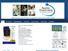 Tablet Screenshot of agingtogether.org